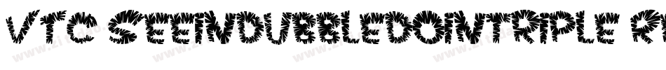 VTC Seeindubbledointriple Regular字体转换
